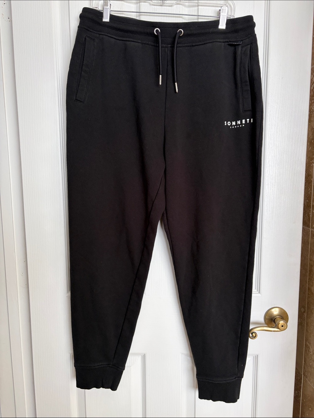 Men's Black Jogger Sweatpants - Classic Fit